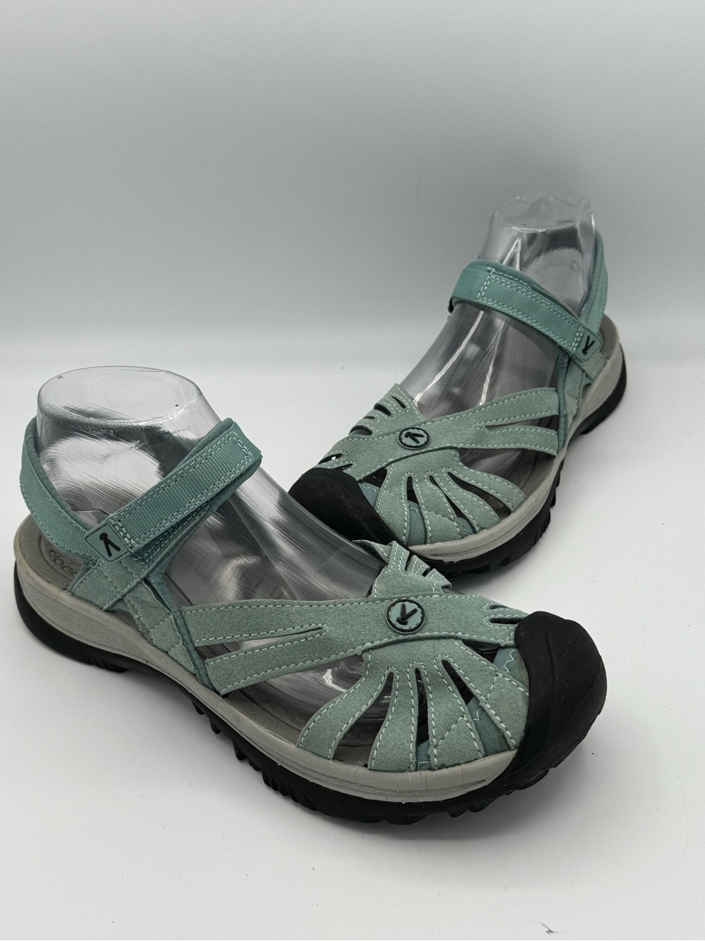 Keen Rose Hiking Trail Water Adventure Sandals Washable Quick Dry Aqua Green